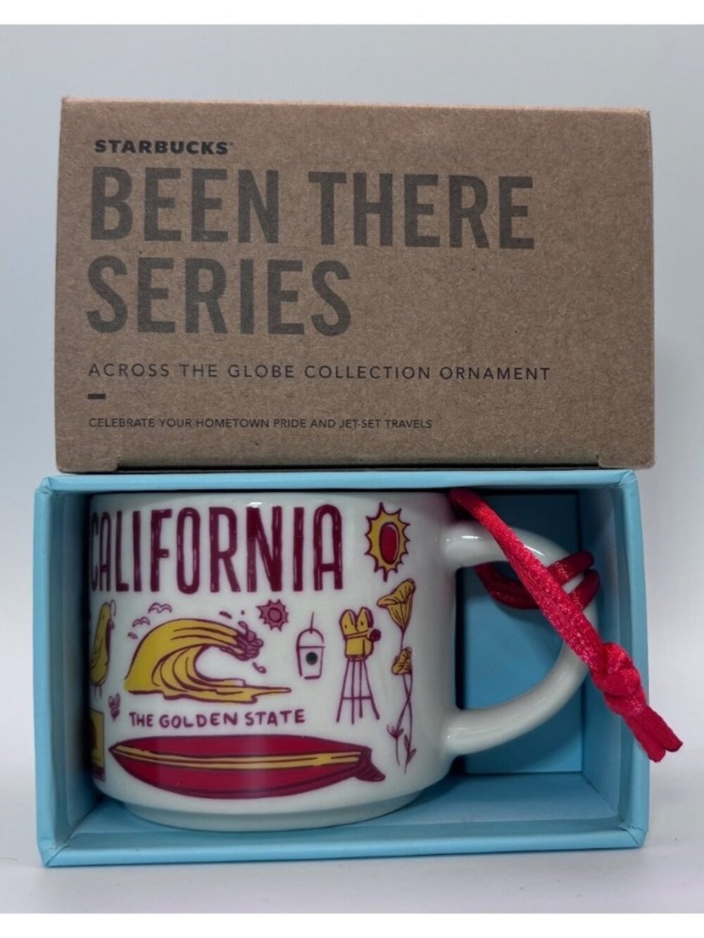 Starbucks Been There Series California Ornament Mug 2 Oz With Box
